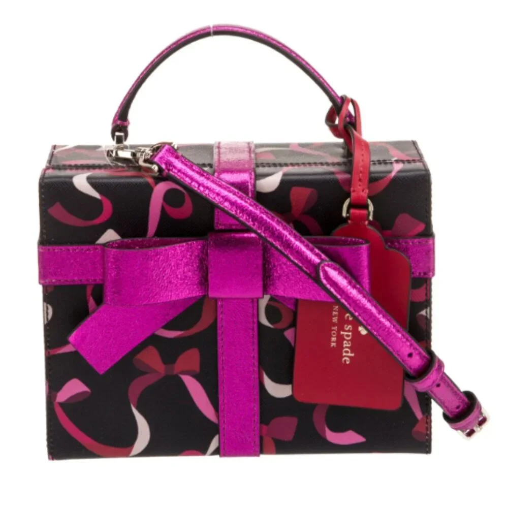 Kate Spade New York Wrapping Party Gift Box Crossbody bag NWT